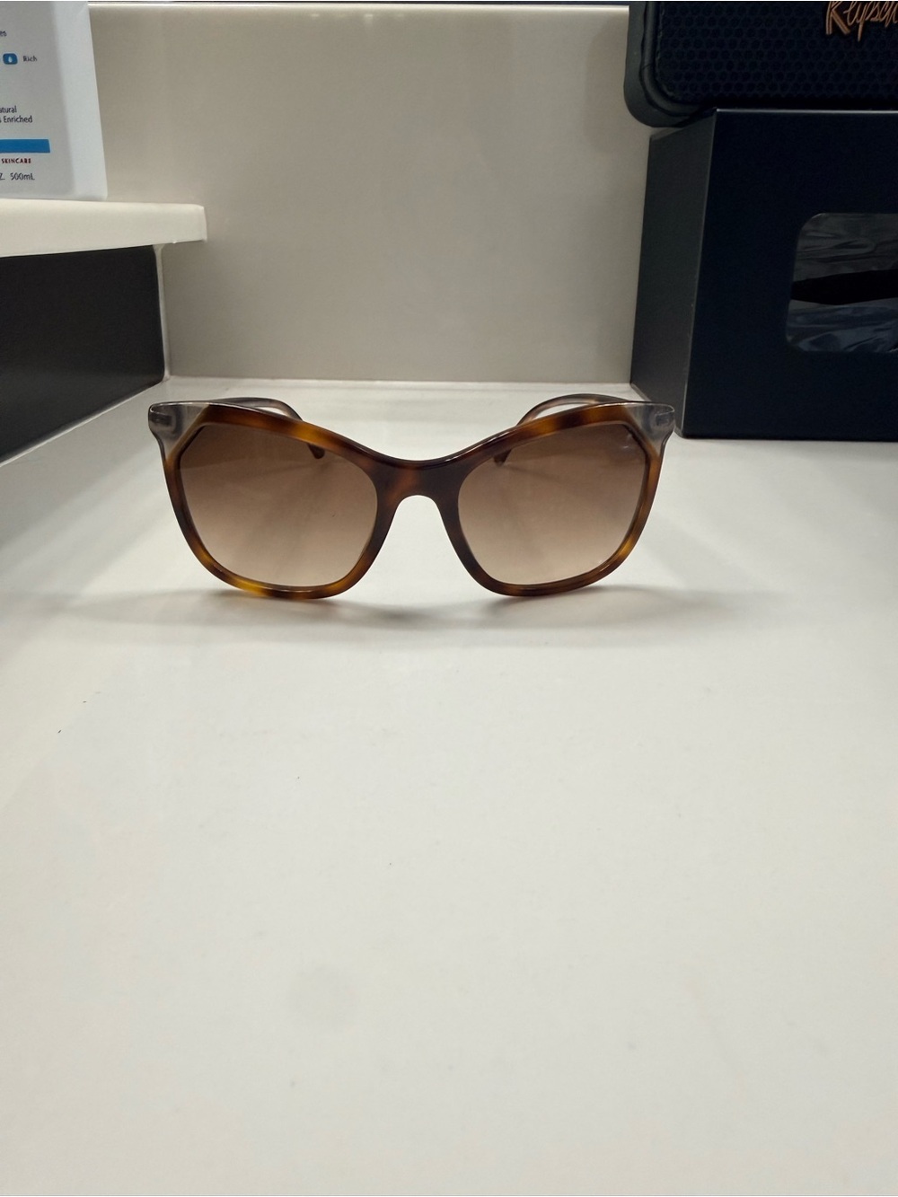 Burberry Tortoise Shell Gradient Lens Women's Sunglasses